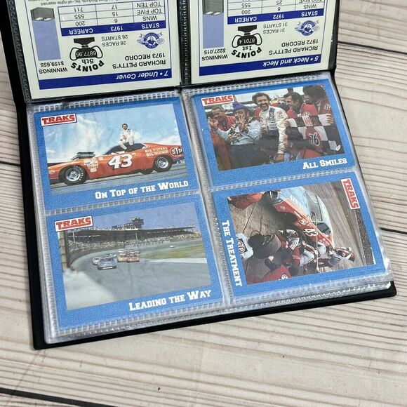 Richard Petty TRAKS 1991 Collector Set- Cards LOT #1-50 All NM in Pro Set Binder - Picture 6 of 16